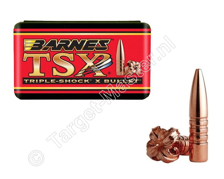 Barnes TSX Kogels kaliber .30, 168 grain Hollow Point Boat Tail verpakking 50
